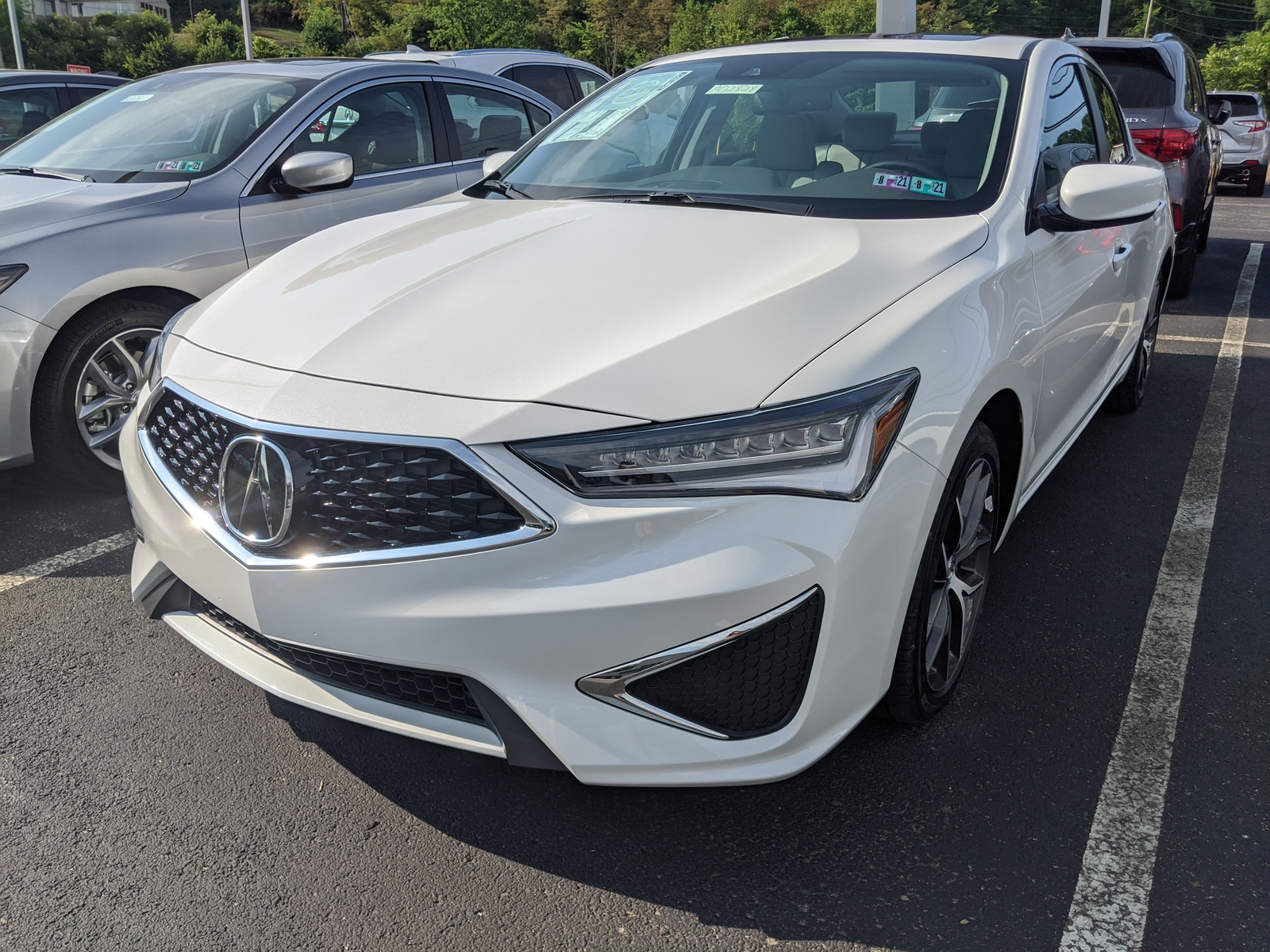 New 2020 Acura ILX with Premium Package in Platinum White Pearl ...