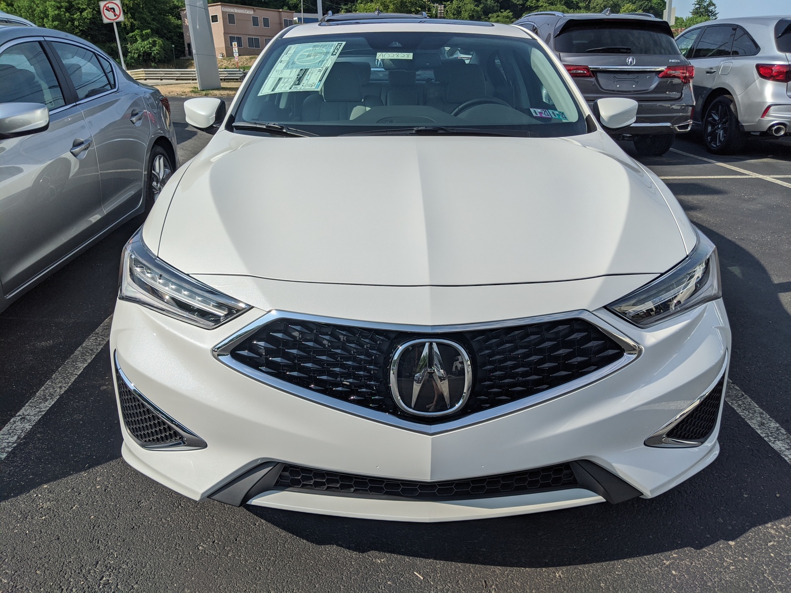 New 2020 Acura ILX with Premium Package in Platinum White Pearl ...