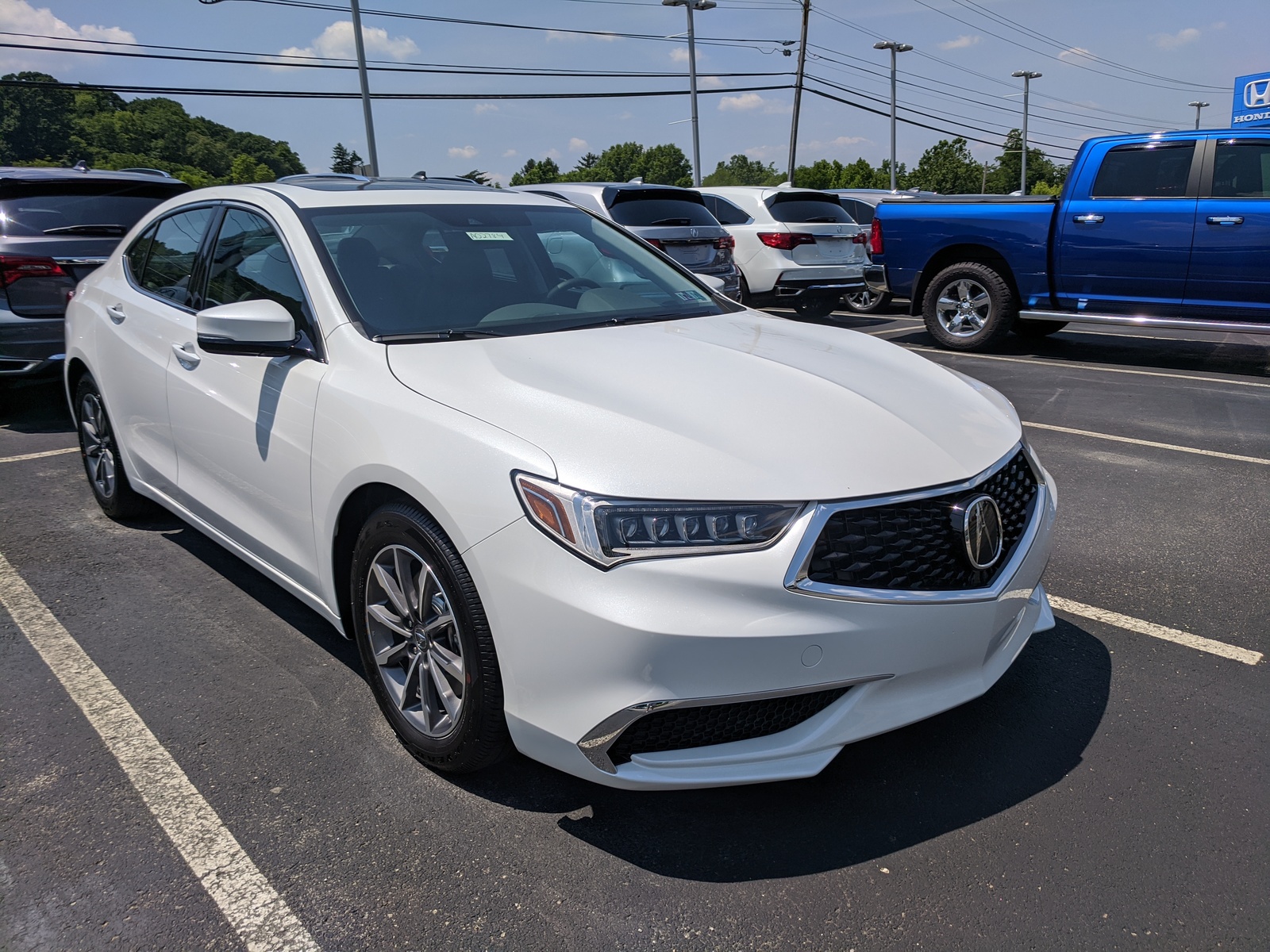 New 2020 Acura TLX Base in Platinum White Pearl | Greensburg, PA | #A02849