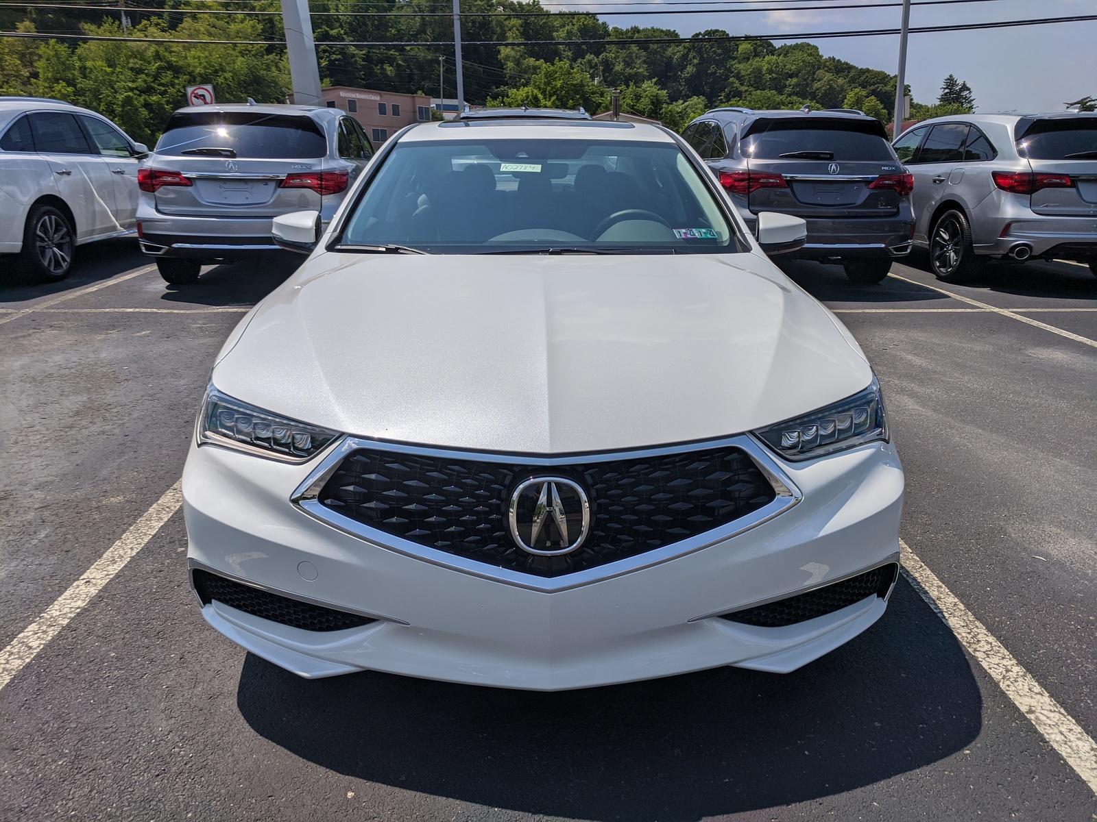 New 2020 Acura TLX Base in Platinum White Pearl | Greensburg, PA | #A02849