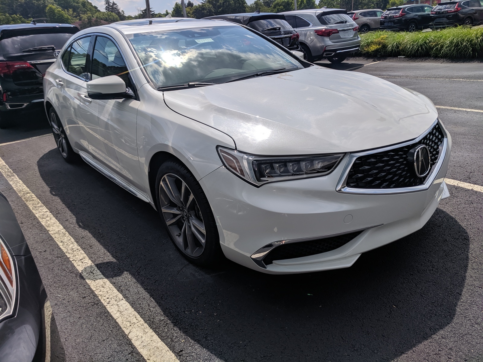 New 2020 Acura TLX V-6 SH-AWD with Technology Package in Platinum White ...