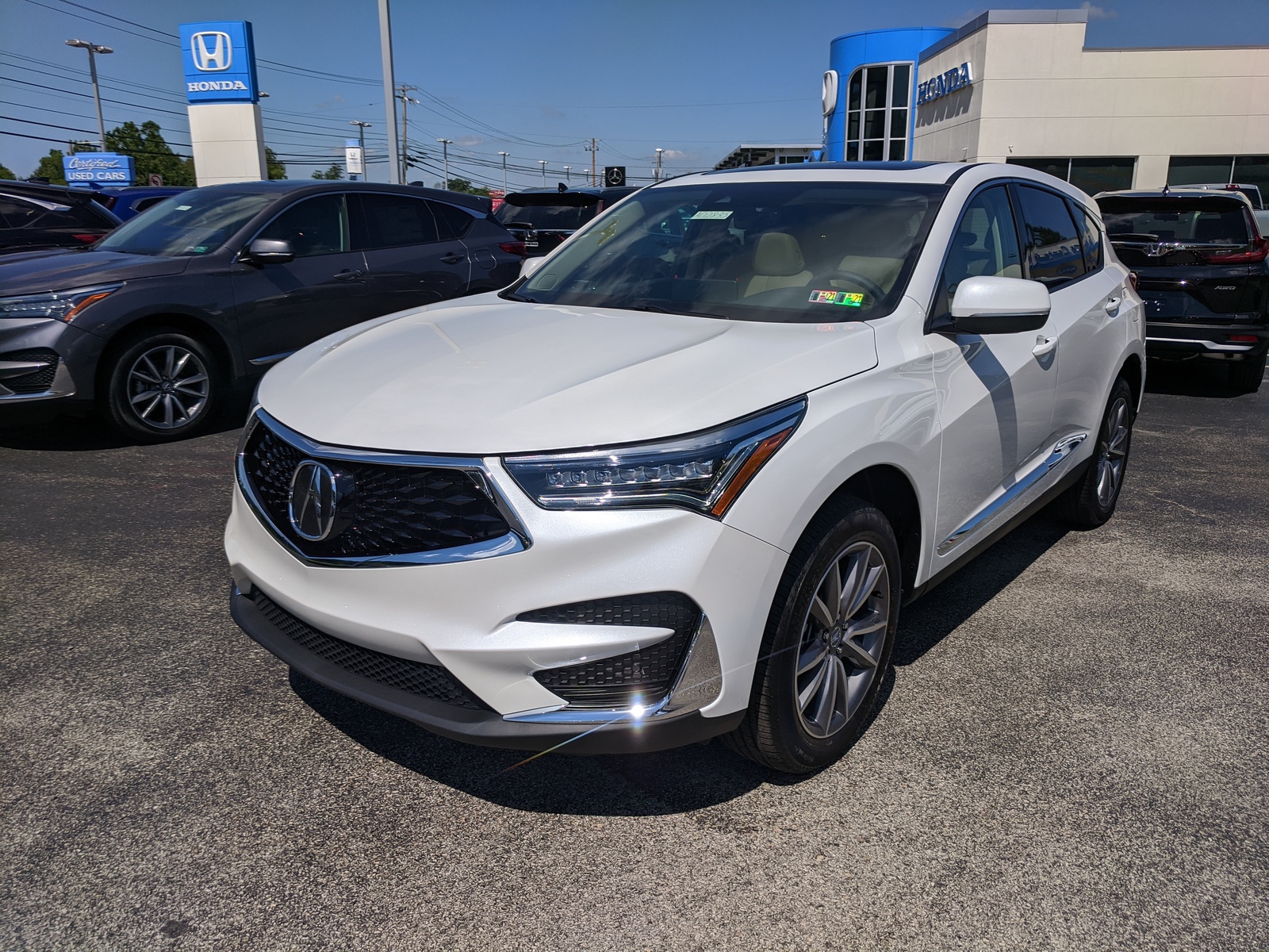 New 2021 Acura RDX SH-AWD with Technology Package in Platinum White ...