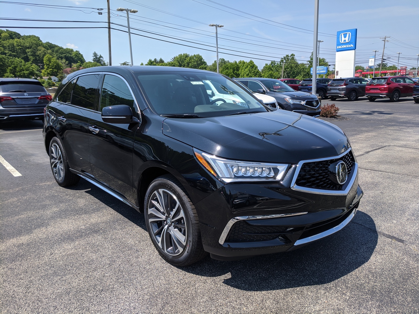 New 2020 Acura Mdx Sh Awd With Technology Package In Majestic Black