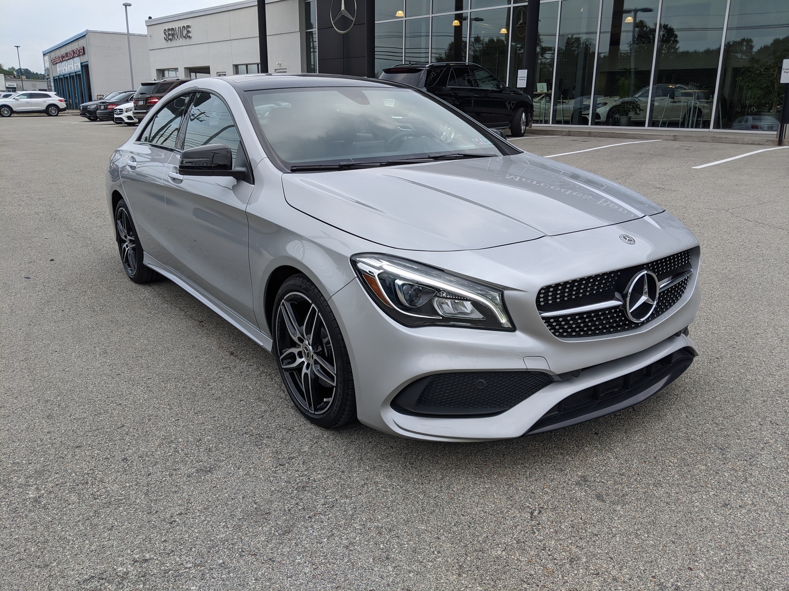 Pre-owned 2018 Mercedes-benz Cla 250 Cla 250 In Polar Silver Metallic 